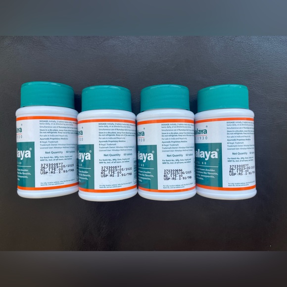 New Himalaya Rumalaya For Joint & Bones Exp Mar-June 2025 4 Bottles 60 tabs each - Picture 3 of 9